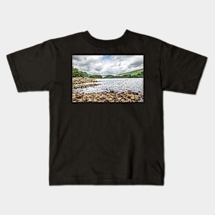 Rocky Shore At Thirlmere Kids T-Shirt